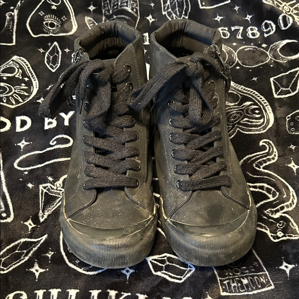 Rocket Dog Black High-Top Sneakers